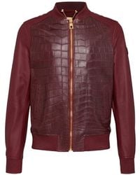 Billionaire - Leren Bomberjack - Lyst