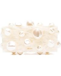 Cult Gaia - Orbs Pearl-Embellished Clutch - Lyst
