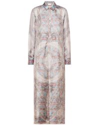 Pierre Louis Mascia - Aloe Floral-Print Maxi Dress - Lyst