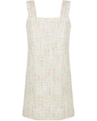 Olympiah - Tweed Square-neck Mini Dress - Lyst