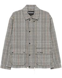 Barbour - Westoe Check-Pattern Drawstring-Hem Coat - Lyst