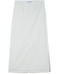 Sunnei - Rock Mit Kariertem Einsatz - Lyst