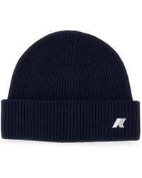 K-Way - Brice Ribbed-Knit Logo-Patch Beanie Hat - Lyst