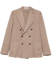 Tagliatore - Double-Breasted Patch-Pocket Jacket - Lyst