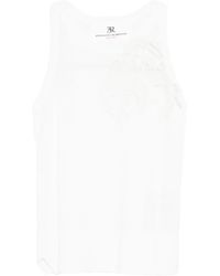 Ermanno Scervino - Top sin mangas con detalles de encaje - Lyst