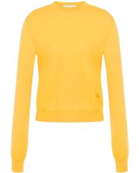 Moschino - Pullover Mit Logo-Schild - Lyst