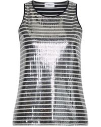 Marella - Top A Righe Con Paillettes - Lyst