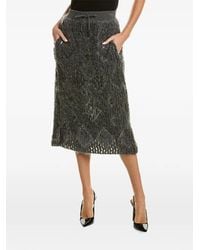 Brunello Cucinelli - Sequin-Embellished Midi Skirt - Lyst