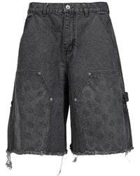 JUN/NAKAYAMA - Paisley Carpenter Shorts Blk - Lyst