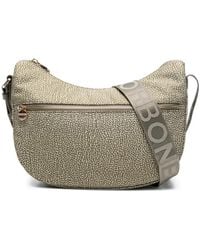 Borbonese - Petit Sac À Bandoulière Zippé Luna - Lyst