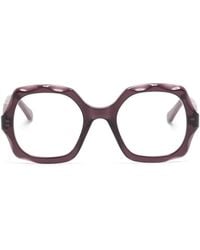 Chloé - Lunettes De Vue À Monture Géométrique - Lyst