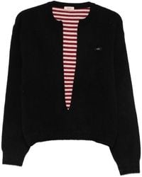 N°21 - Plunging V-Neck Sweater - Lyst