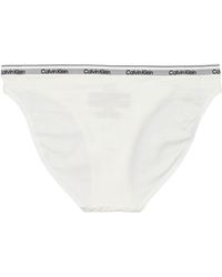 Calvin Klein - Logo-waistband Bikini Briefs - Lyst