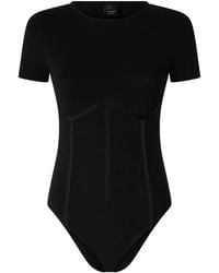 Pinko - Short-Sleeve Bodysuit - Lyst