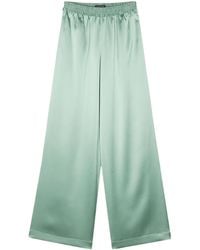 Gianluca Capannolo - Antonella Satin Finish Palazzo Pants - Lyst