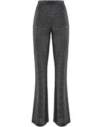 Missoni - Metallic-Effect Flared Trousers - Lyst
