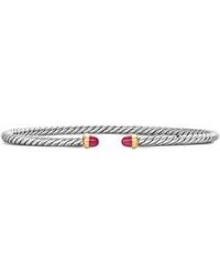 David Yurman - Micro Cable Flex Armband - Lyst