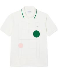 Lacoste - Graphic-Print Polo Shirt - Lyst
