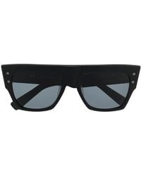 Balmain - X Akoni B-I Large Square Sunglasses - Lyst