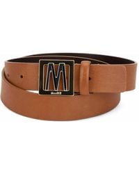Moorer - Mikol-Cau Logo-Plaque Leather Belt - Lyst