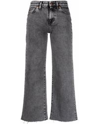 3x1 - Cropped Wide-leg Jeans - Lyst