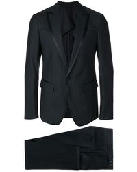 DSquared² Satin Lapel Dinner Suit - Black