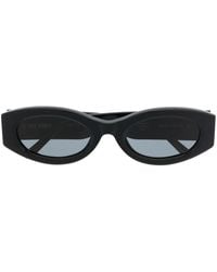 The Attico - X Linda Farrow Berta Rectangle-Frame Sunglasses - Lyst