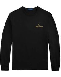 Polo Ralph Lauren - Logo-detail Long-sleeve T-shirt - Lyst