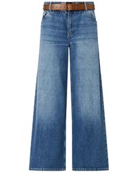 Liu Jo - Flare Jeans With Belt - Lyst