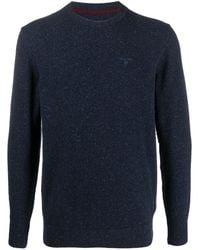 Barbour - Embroidered Logo Jumper - Lyst