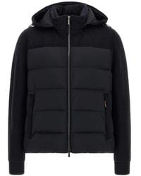 Moorer - Allori Quilted Panel-Sleeved Down Jacket - Lyst
