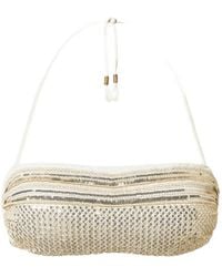 Twinset - Haut De Bikini À Sequins Brodés - Lyst