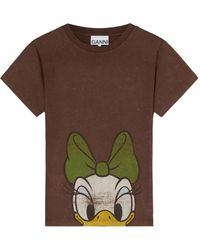 Ganni - X Disney Daisy Duck T-Shirt - Lyst