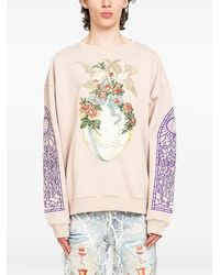 Who Decides War - Embroidered-Detail Crew-Neck Sweatshirt - Lyst