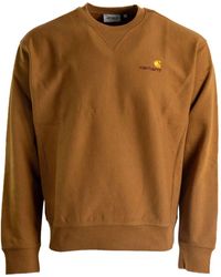 Carhartt - American Script Logo Sweatshirt - Lyst