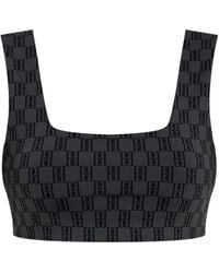 By Malene Birger - Braga Cropped Top Met Monogram - Lyst