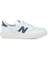 New Balance - T500 Perforated Leather Sneakers - Lyst