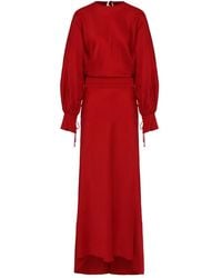 LES FILLES D'EVA - Robe Longue À Col Rond - Lyst