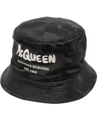 McQueen - Alexander Mc Queen Logo-print Bucket Hat - Lyst
