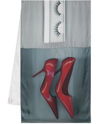 Acne Studios - Photographic-Print Scarf - Lyst