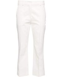 Sportmax - Mid-rise Cropped Trousers - Lyst