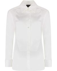 Tom Ford - Button-Down Blouse Met Structuur - Lyst