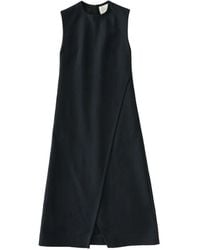 Studio Nicholson - Asymmetric Wrap Front Corus Dress - Lyst