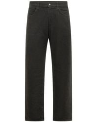 AMISH - James Medium-Waistband Loose-Fit Jeans - Lyst