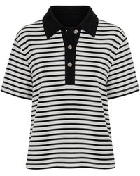 Xirena - Kellie Striped Polo Top - Lyst