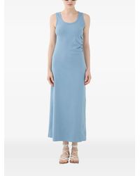 ELEH - Scoop-Neck Midi Dress - Lyst