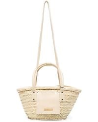 Jacquemus - Bolso Shopper The Soli Pequeño De Rafia - Lyst