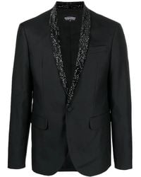 DSquared² - Metallic-detail Single-breasted Blazer - Lyst