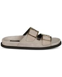 Moorer - Duchamp-P5 Buckle Leather Sandals - Lyst