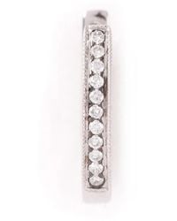 Wouters & Hendrix - Single Diamond Hoop Earring - Lyst